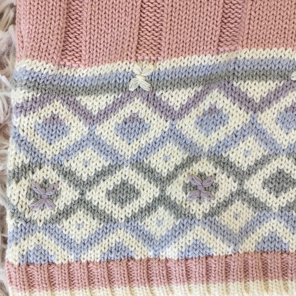 👛VTG LIZ CLAIBORNE Nordic sweater - Picture 4 of 7